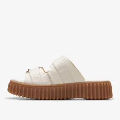 Clarks Torhill Slide Cream Interest Cheap