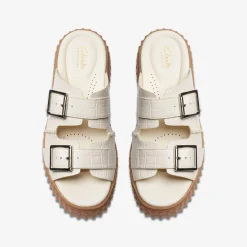 Clarks Torhill Slide Cream Interest Cheap