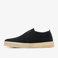 Clarks Trek Cup Black Suede Cheap