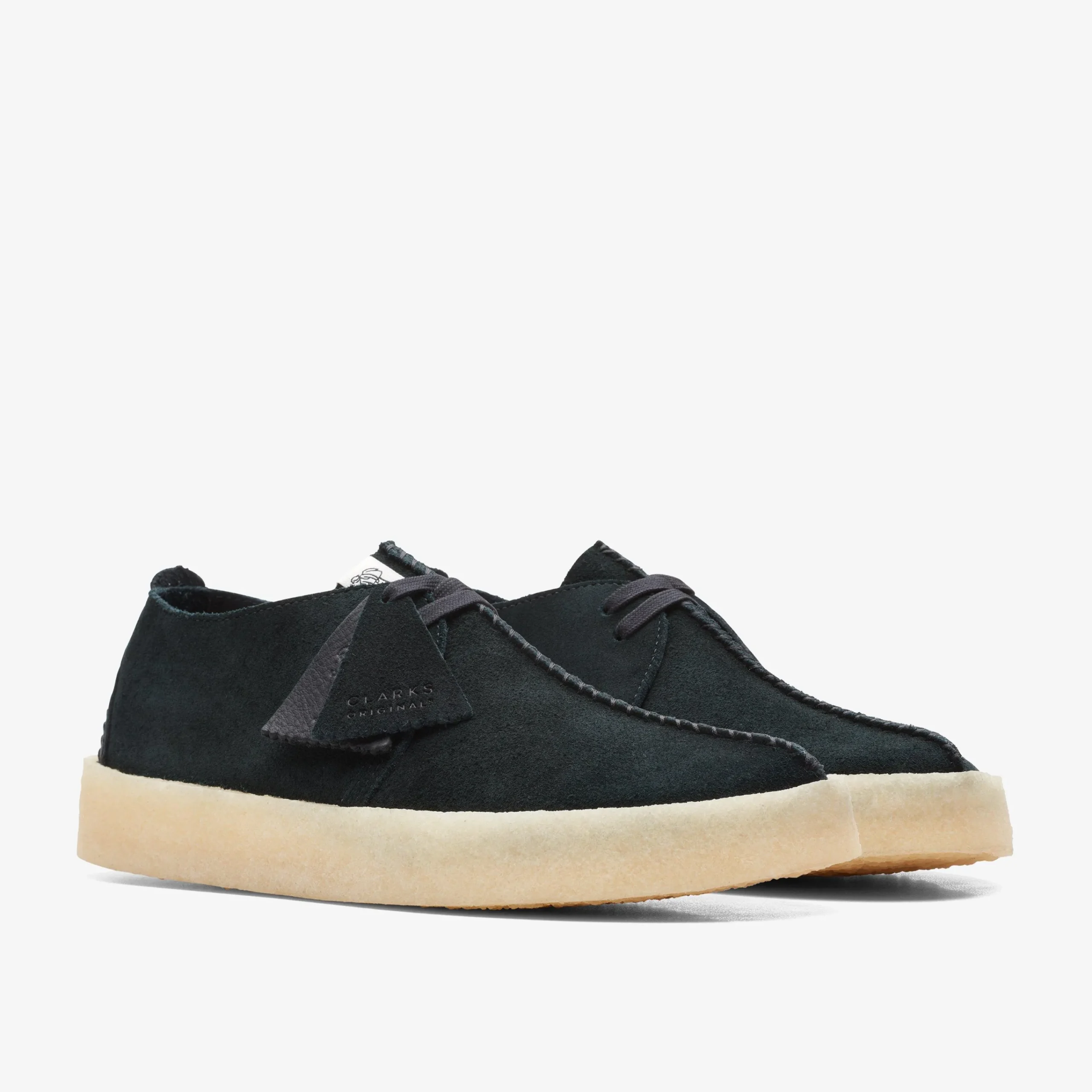 Clarks Trek Cup Black Suede Cheap