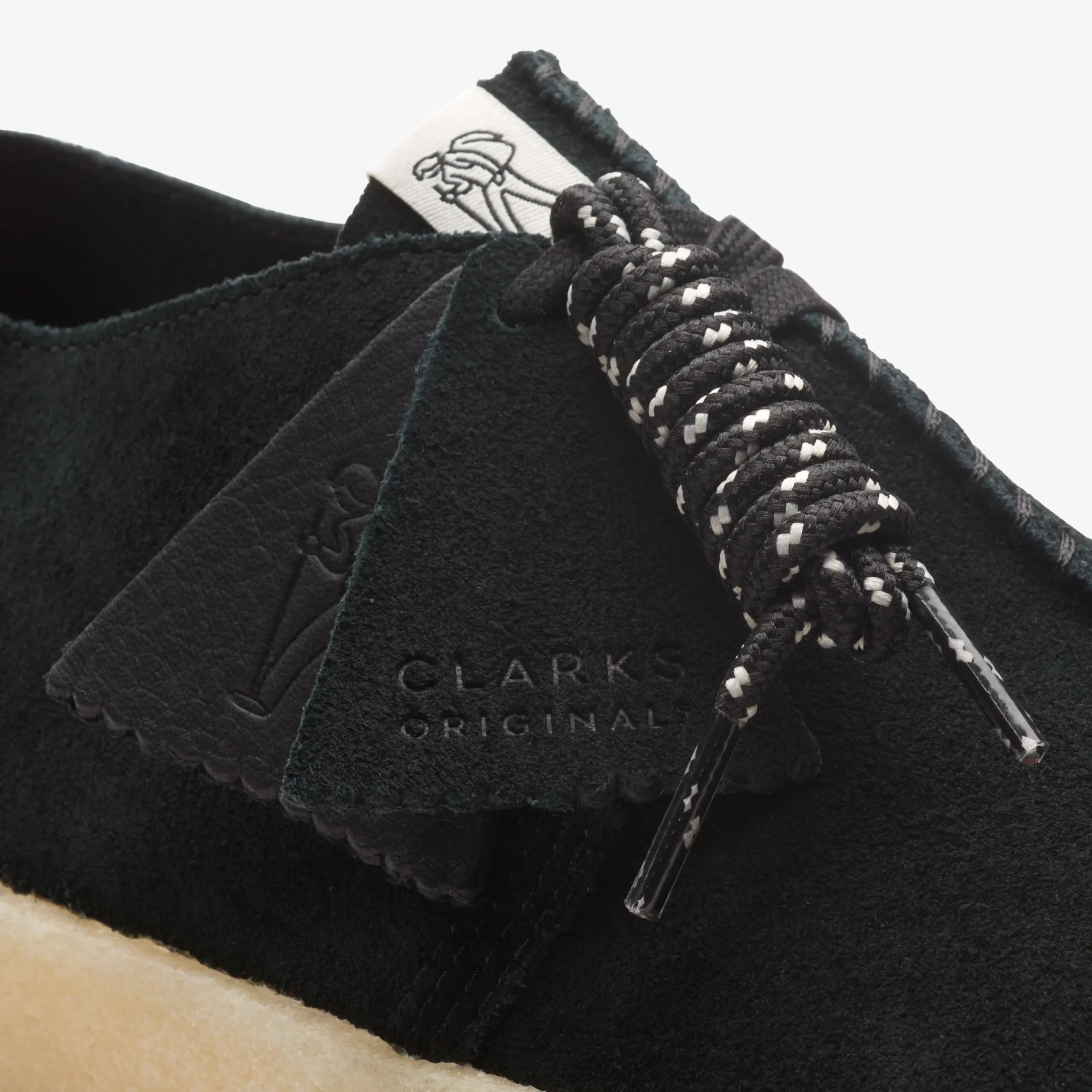Clarks Trek Cup Black Suede Cheap