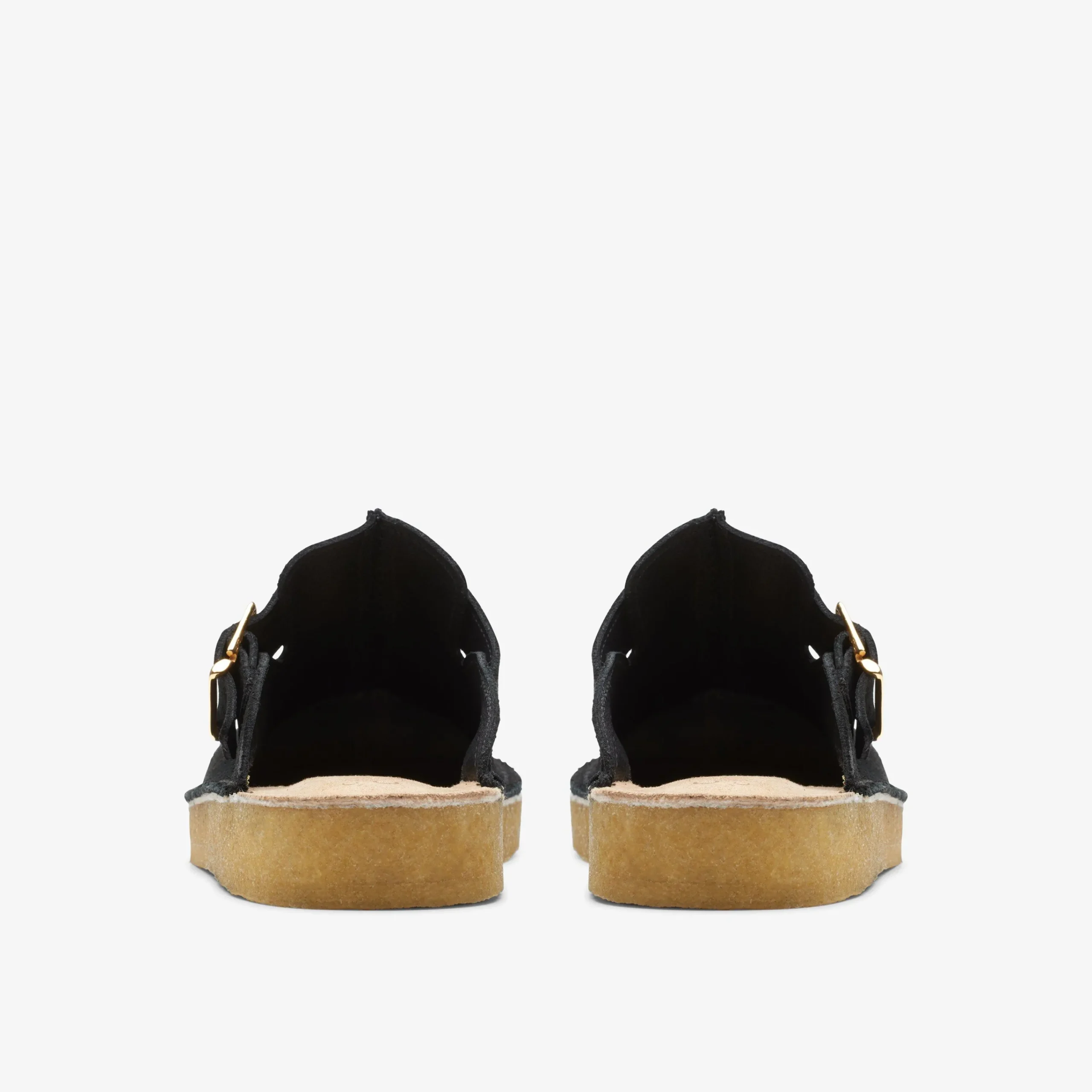 Clarks Trek Mule Black Suede Outlet