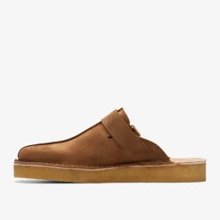 Clarks Trek Mule Caramel Suede Online