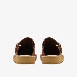 Clarks Trek Mule Caramel Suede Online