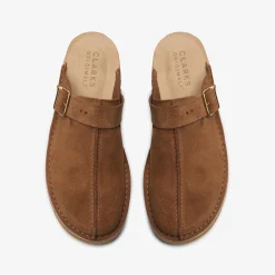 Clarks Trek Mule Caramel Suede Online