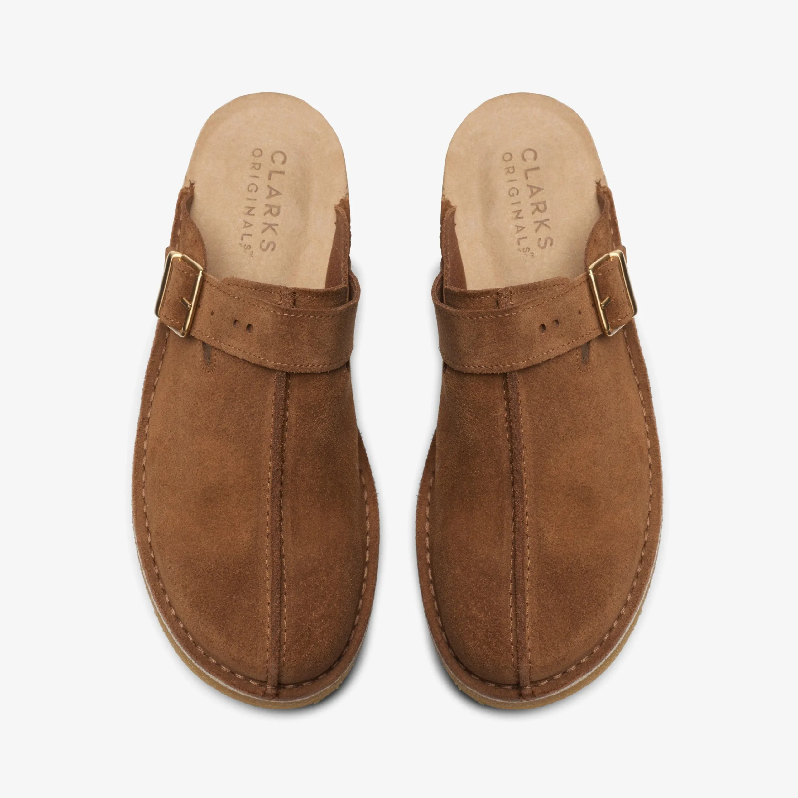 Clarks Trek Mule Caramel Suede Online