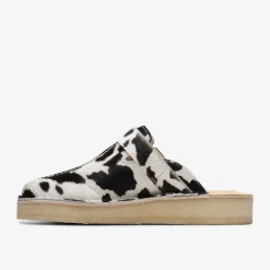Clarks Trek Mule Cow Print HairOn Online