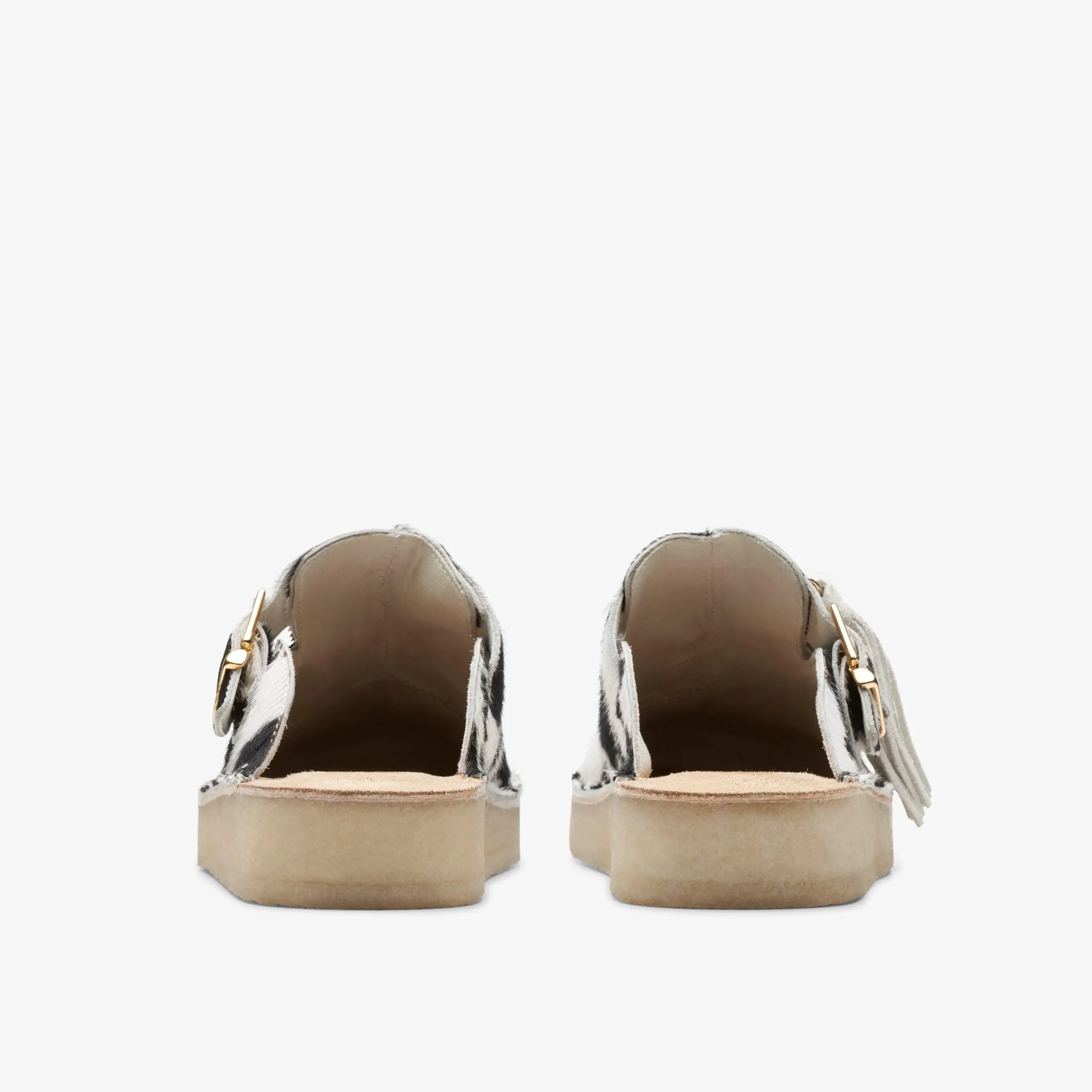 Clarks Trek Mule Cow Print HairOn Online