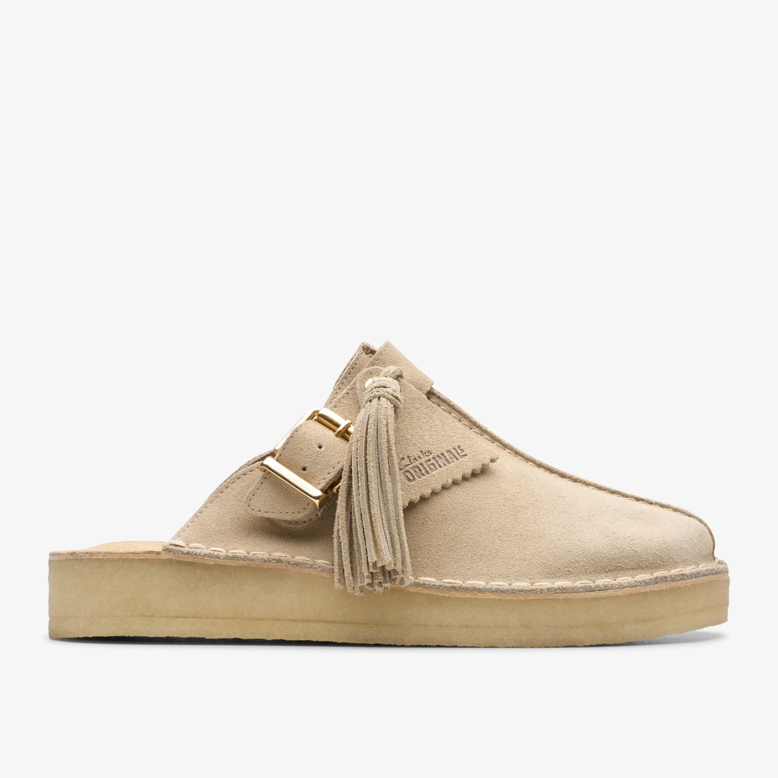Clarks Trek Mule Sand Suede Sale