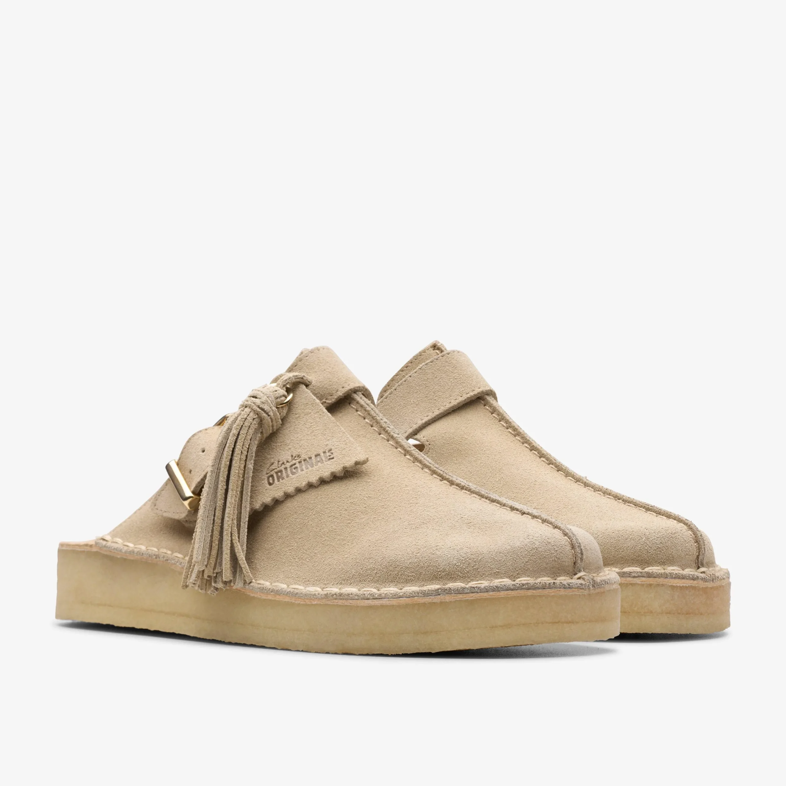 Clarks Trek Mule Sand Suede Sale