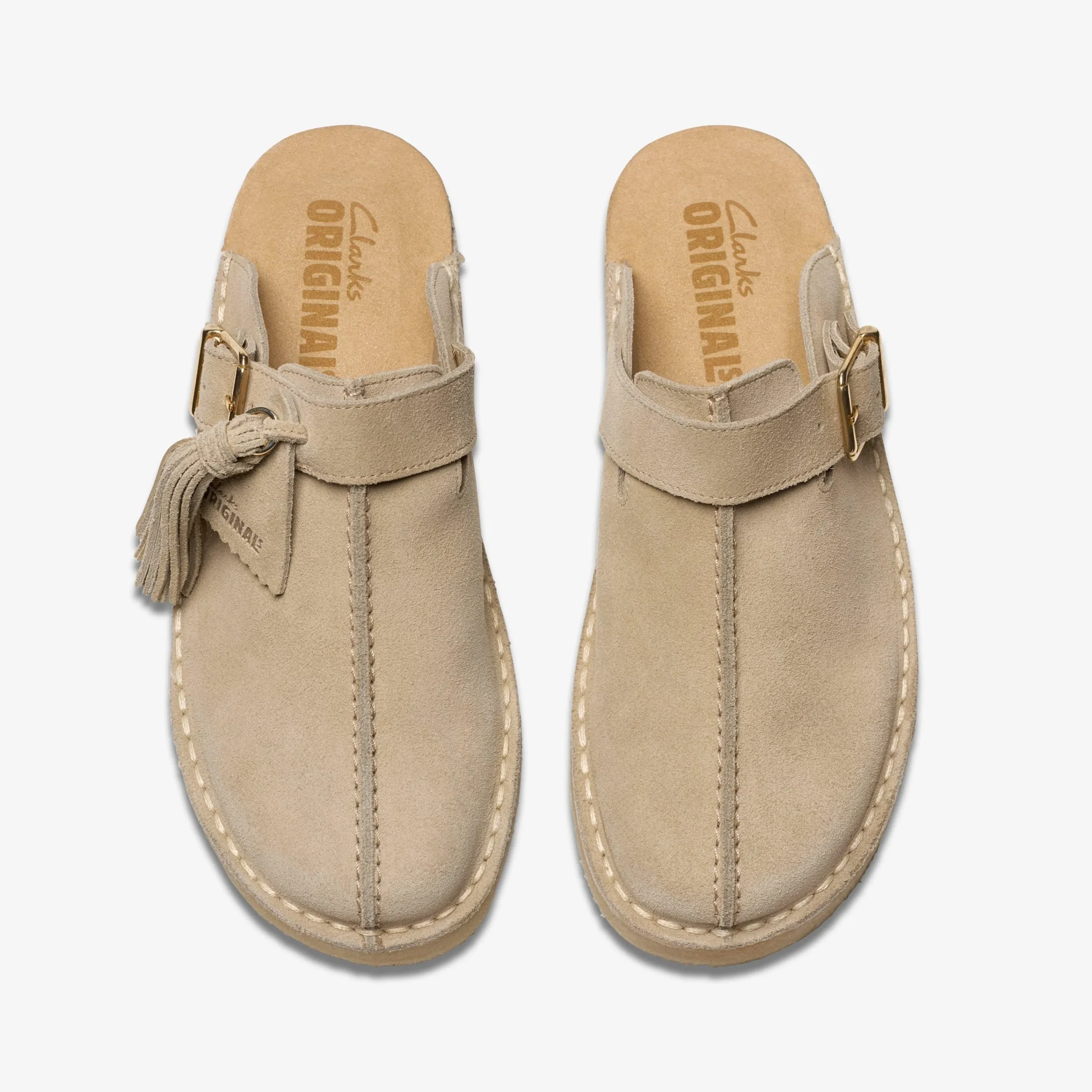 Clarks Trek Mule Sand Suede Sale