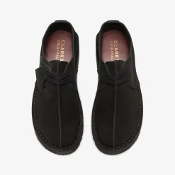Clarks Trek Wedge Black Suede Cheap