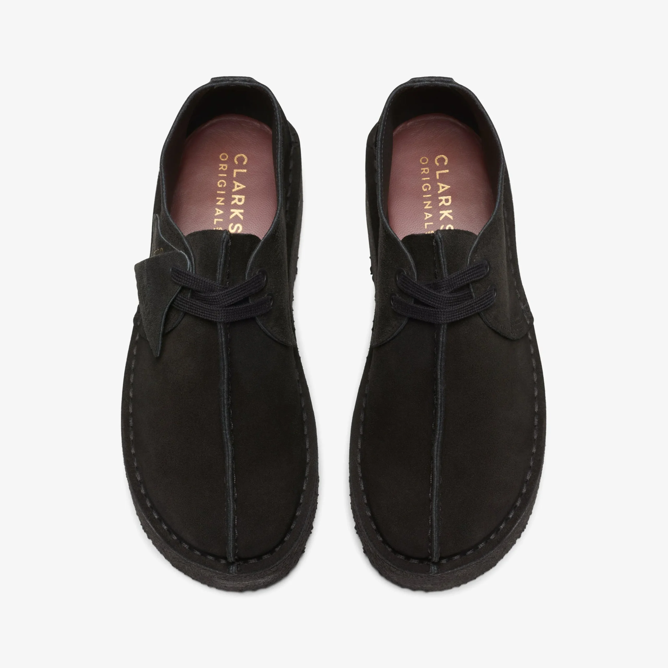 Clarks Trek Wedge Black Suede Cheap