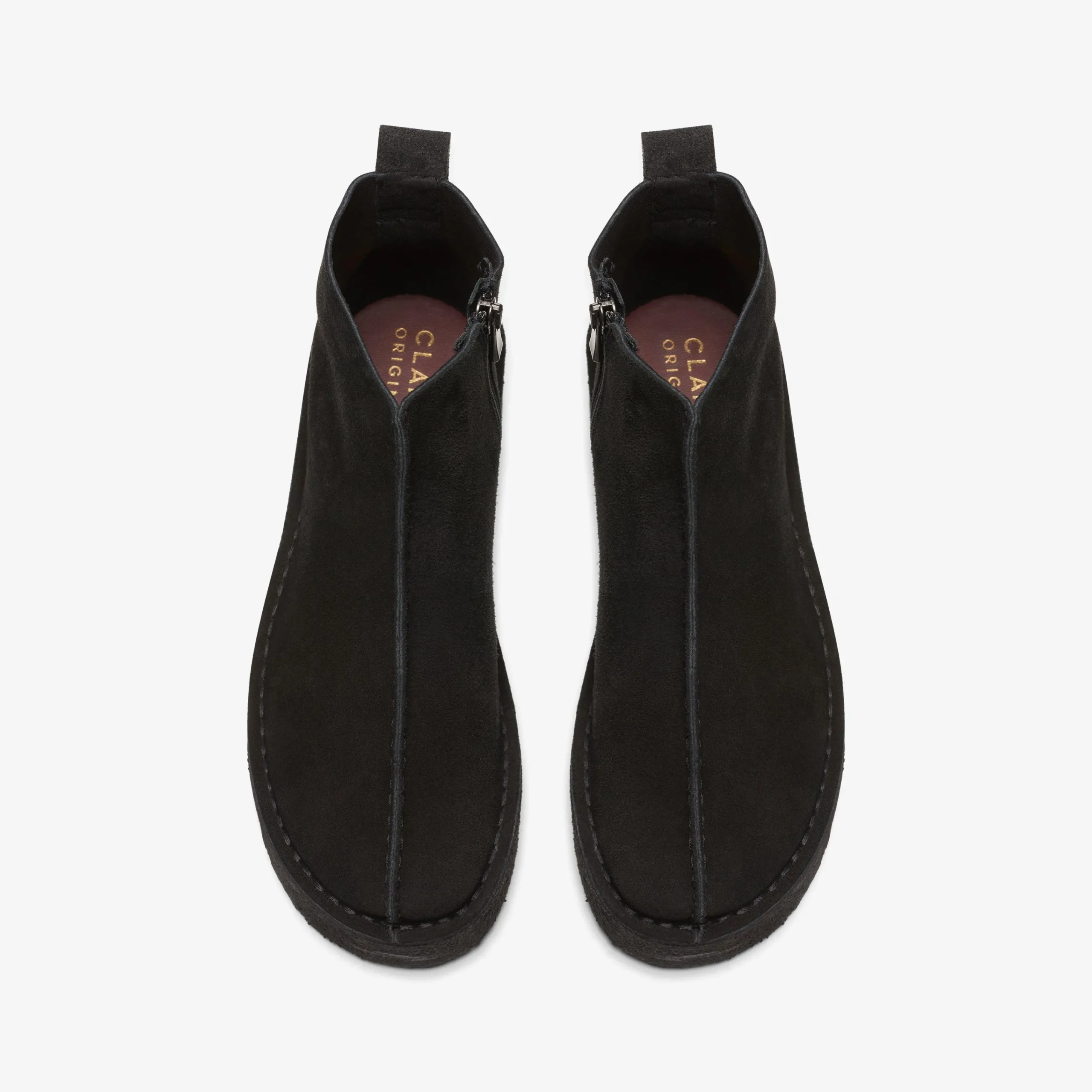 Clarks Trek Wedge Boot Black Suede Cheap