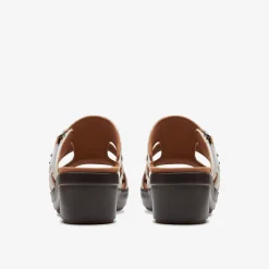 Clarks Tuleah Jane Off White Leather Cheap