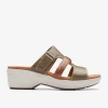 Clarks Tuleah Jane Olive Combination Clearance