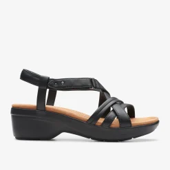 Clarks Tuleah May Black Leather New