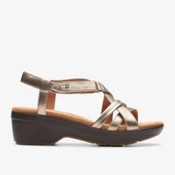 Clarks Tuleah May Metallic Leather Outlet