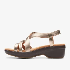Clarks Tuleah May Metallic Leather Outlet