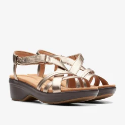 Clarks Tuleah May Metallic Leather Outlet