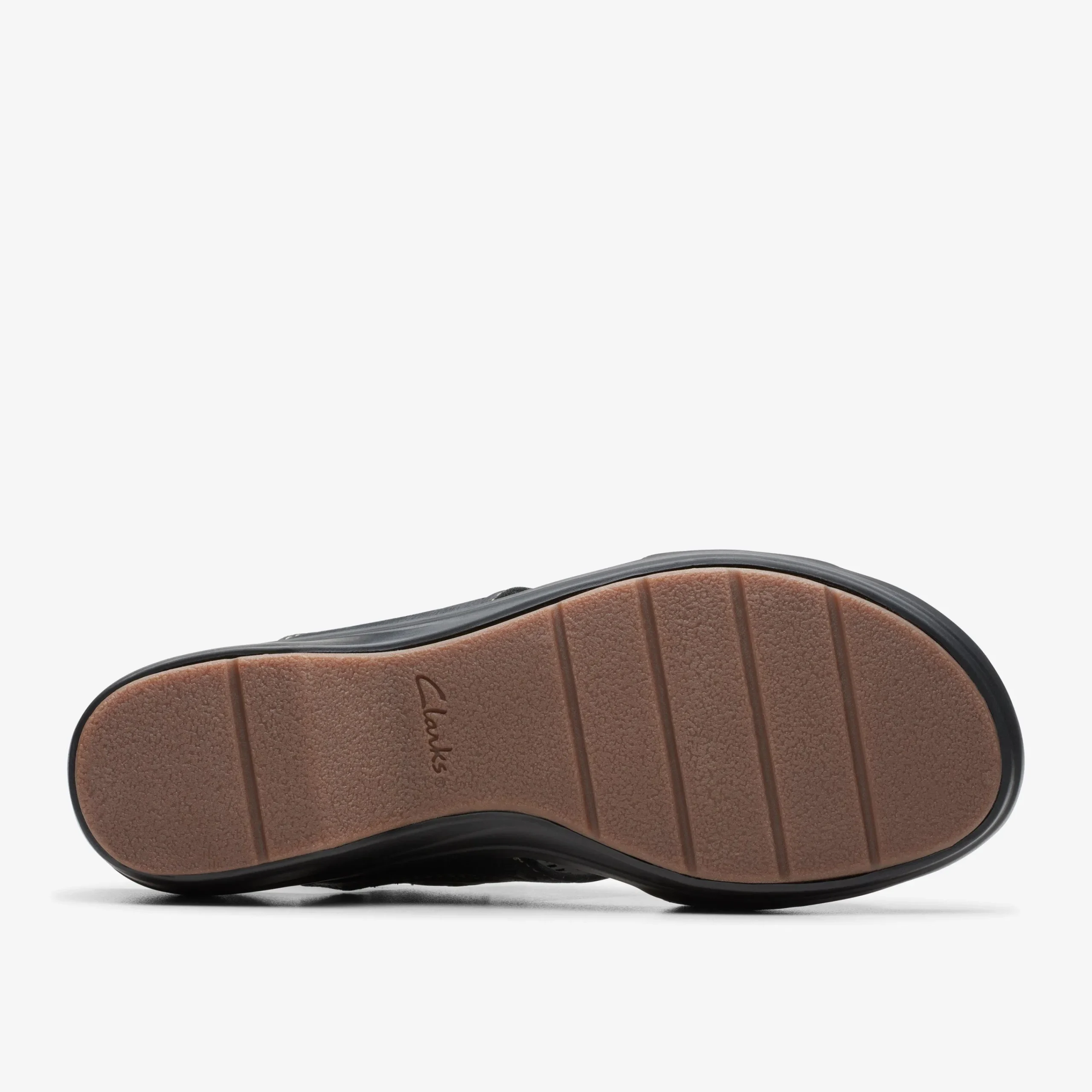 Clarks Tuleah Sun Black Leather Outlet