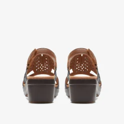 Clarks Tuleah Sun Navy Leather Cheap