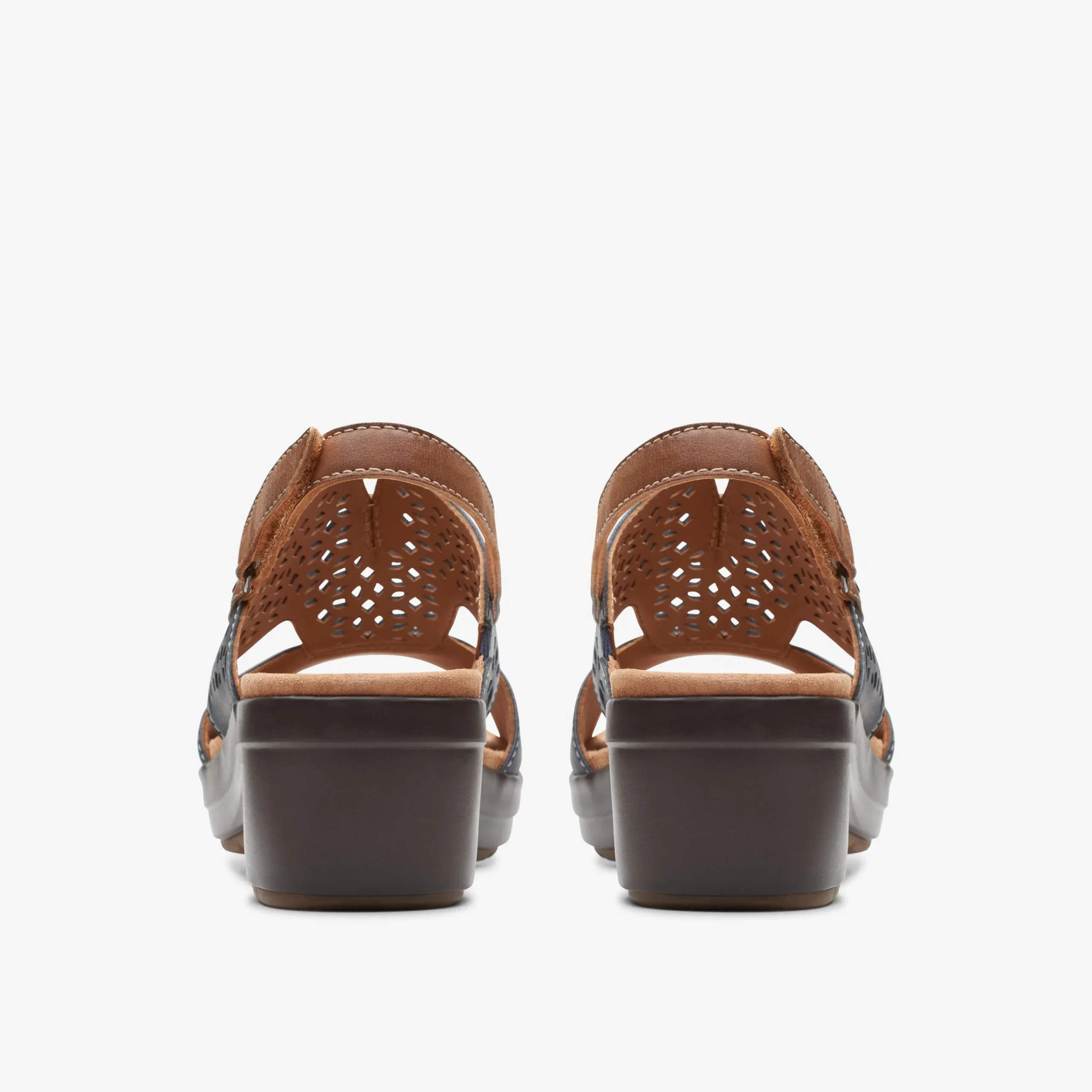 Clarks Tuleah Sun Navy Leather Cheap