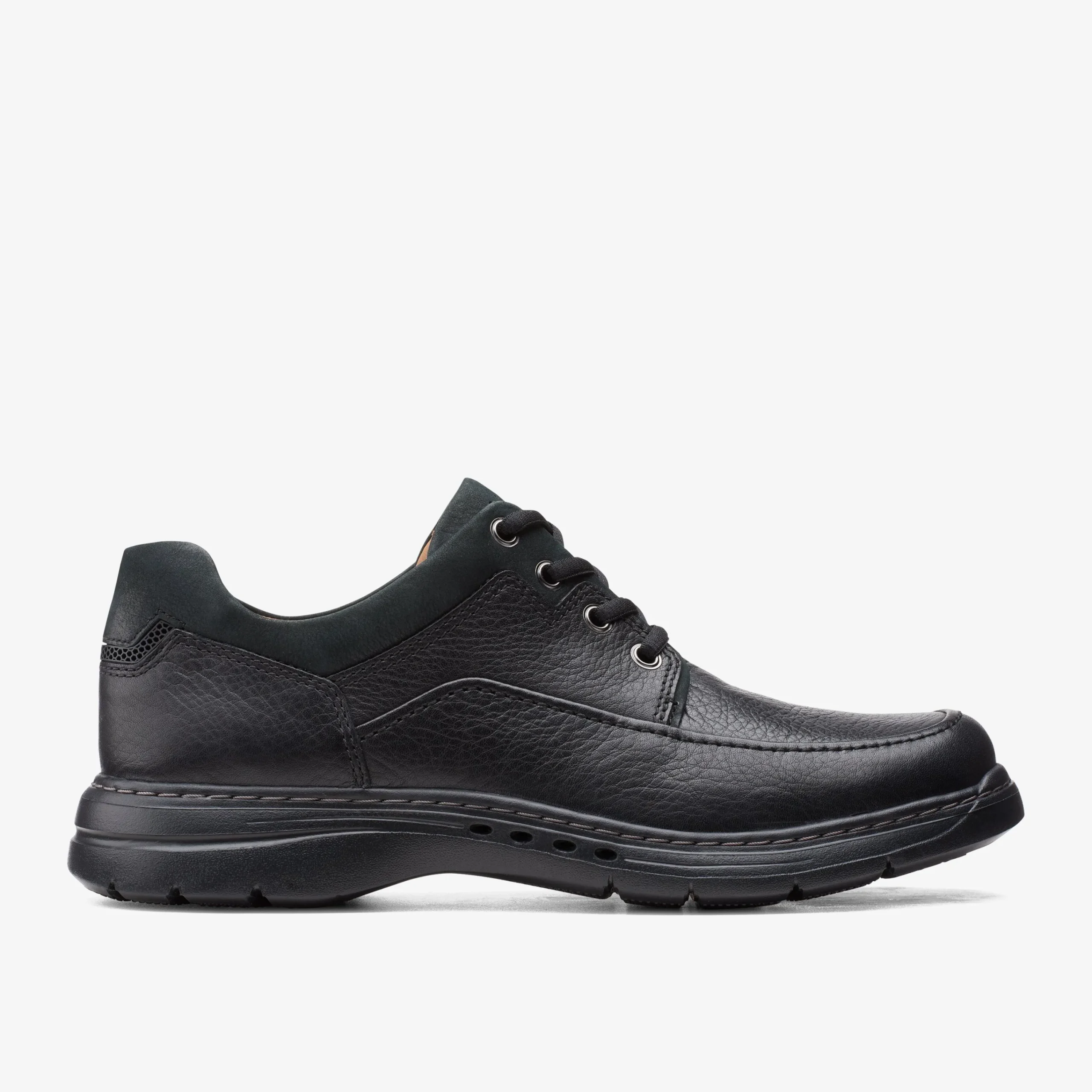 Clarks Un Brawley Lace Black Leather Best