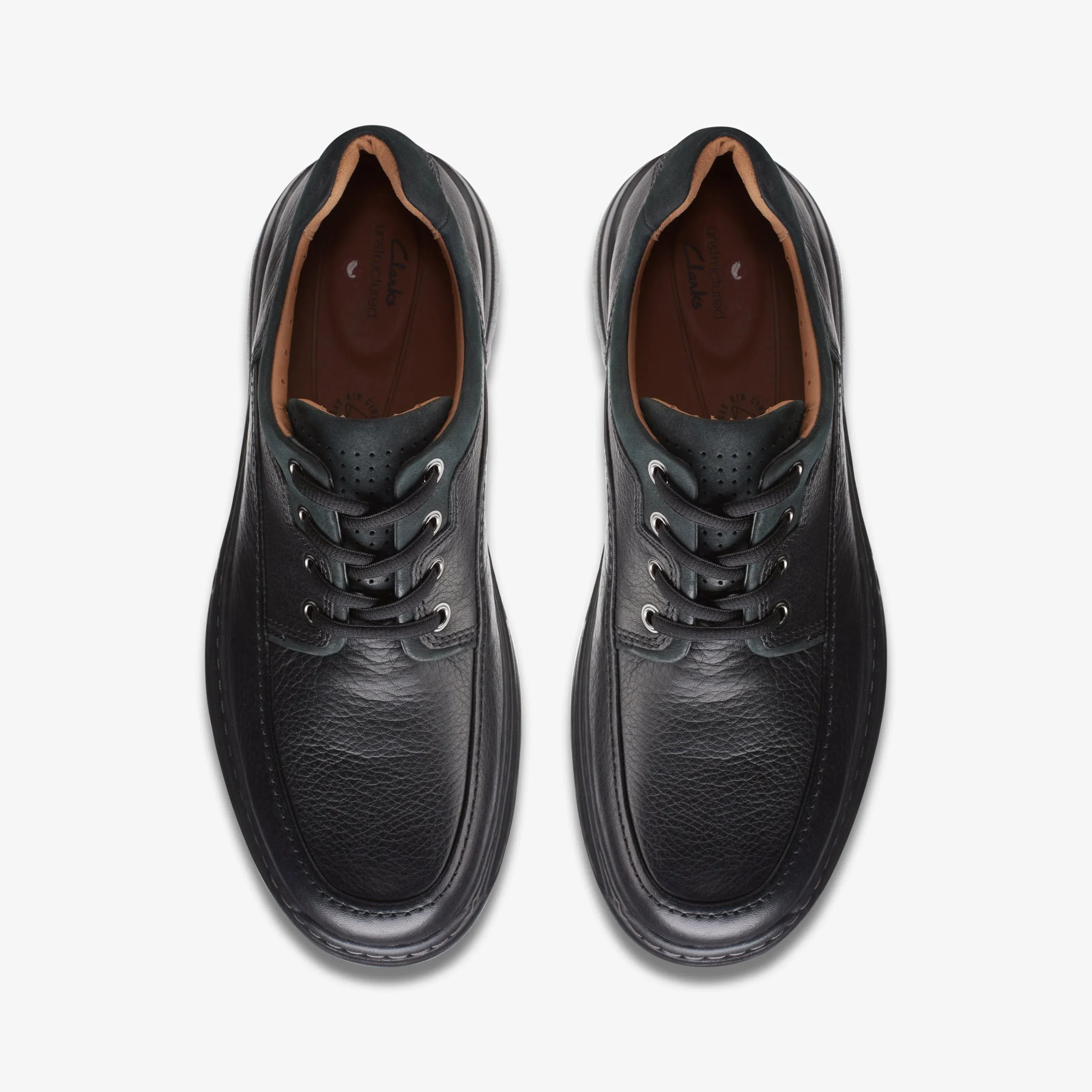Clarks Un Brawley Lace Black Leather Best