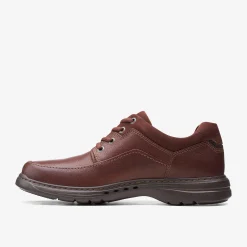 Clarks Un Brawley Lace Mahogany Leather Shop