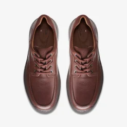 Clarks Un Brawley Lace Mahogany Leather Shop