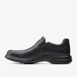Clarks Un Brawley Step Black Leather Store