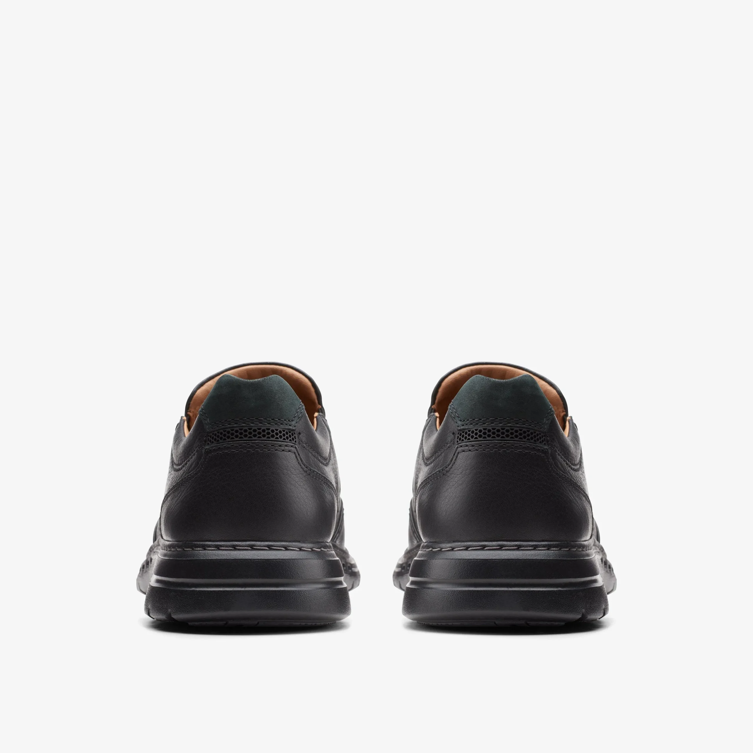Clarks Un Brawley Step Black Leather Store