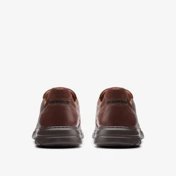 Clarks Un Brawley Step Mahogany Leather Flash Sale