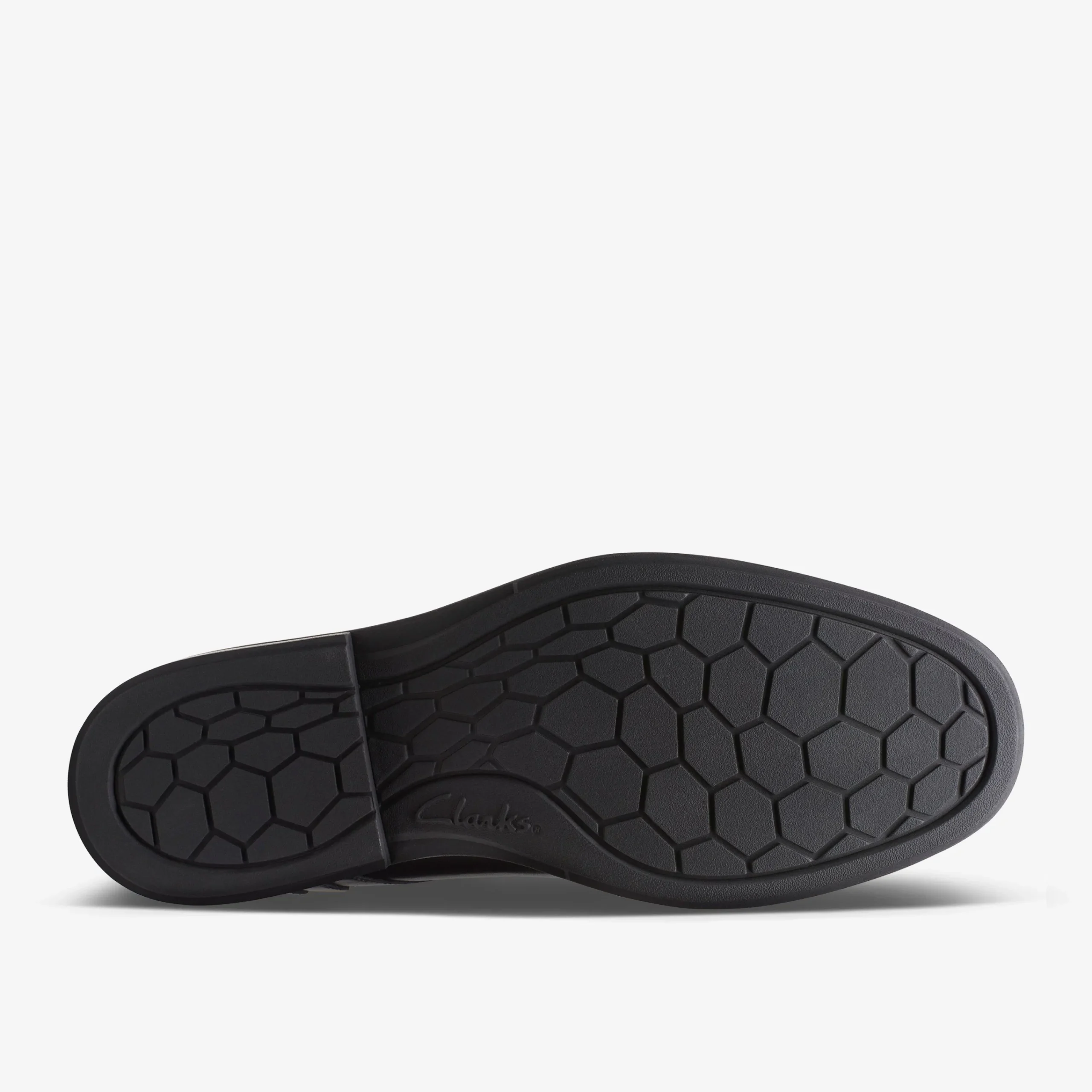 Clarks Un Hugh Lace Black Leather Flash Sale