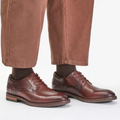 Clarks Un Hugh Lace Brown Leather Fashion