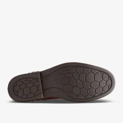Clarks Un Hugh Lace Brown Leather Fashion