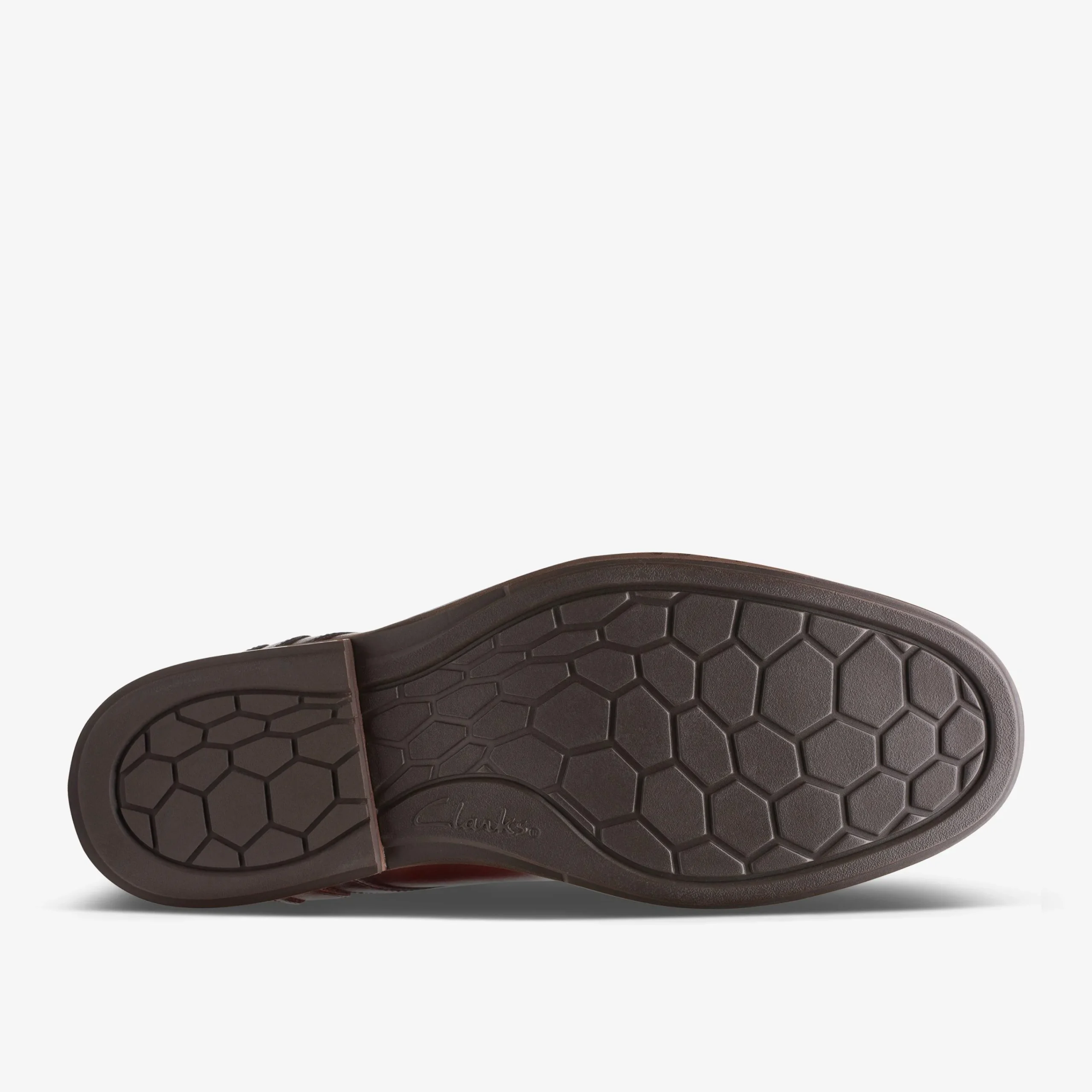 Clarks Un Hugh Lace Brown Leather Fashion