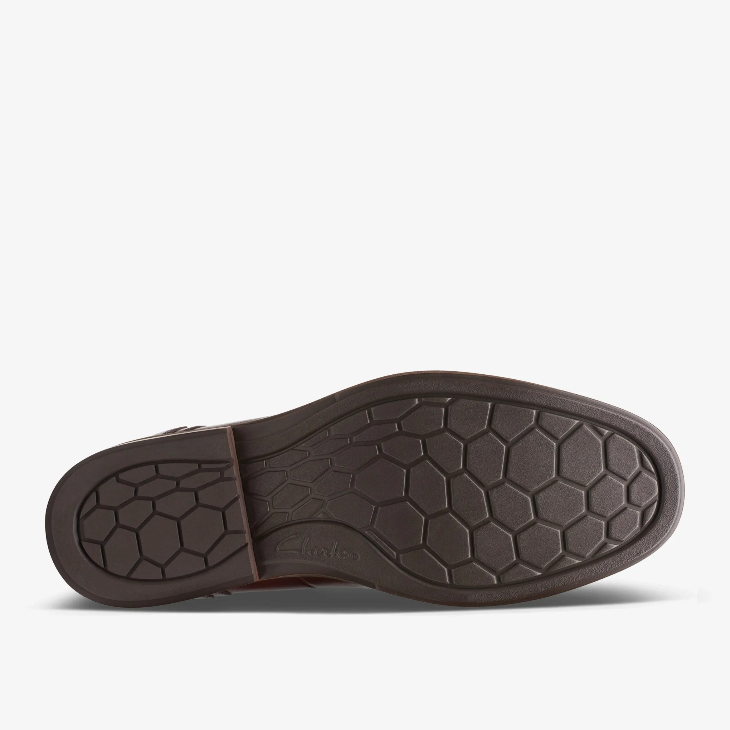 Clarks Un Hugh Step Brown Leather Shop