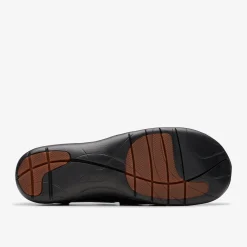 Clarks Un Loop Ease Black Leather Outlet