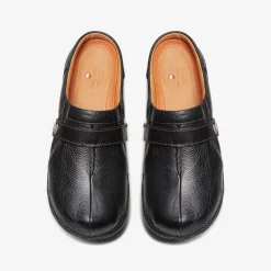 Clarks Un Loop Ease Black Leather Outlet