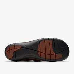 Clarks Un Loop Ease Dark Tan Leather Outlet