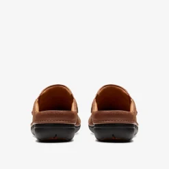 Clarks Un Loop Ease Dark Tan Leather Outlet