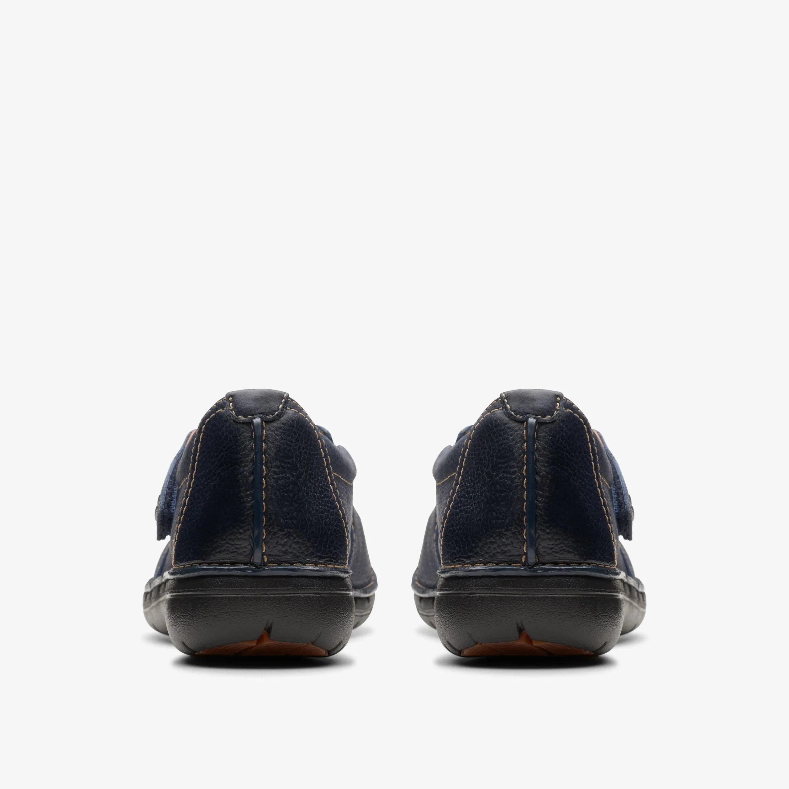 Clarks Un Loop Strap Navy Leather Flash Sale