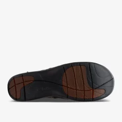 Clarks Un Loop Stride Black Leather Cheap