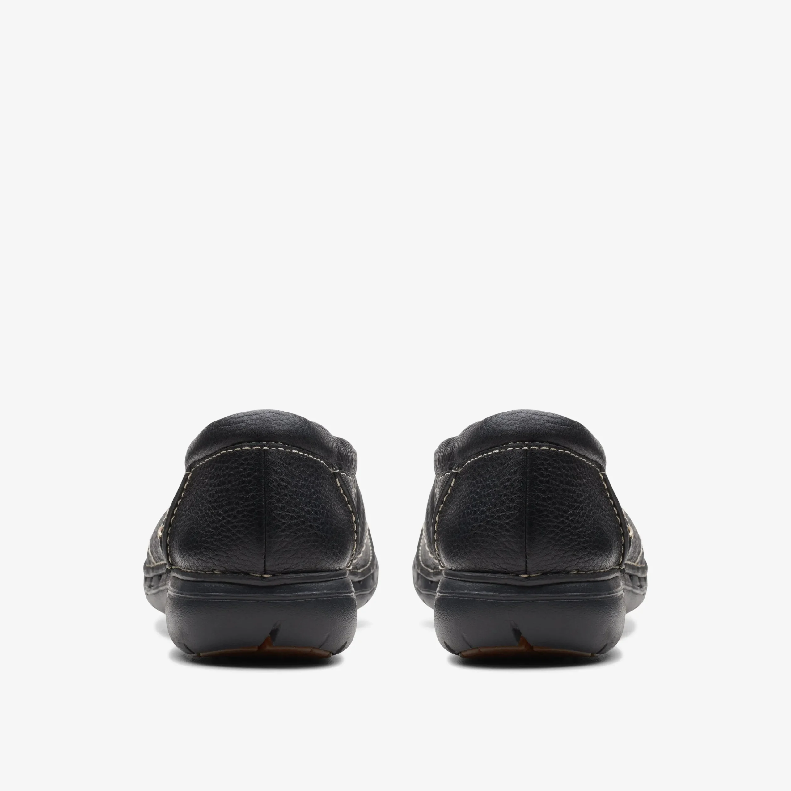 Clarks Un Loop Stride Black Leather Cheap
