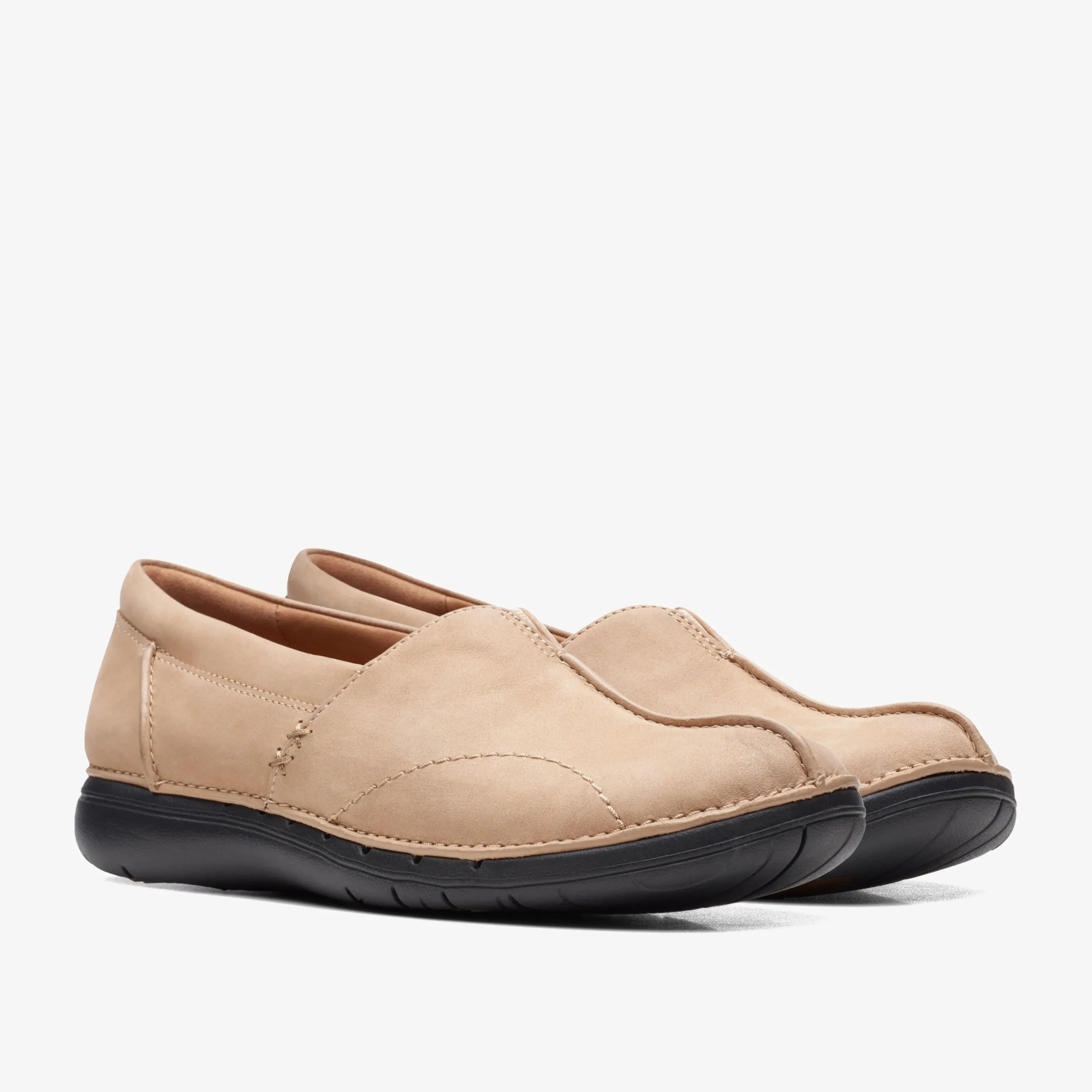 Clarks Un Loop Stride Nougat Best