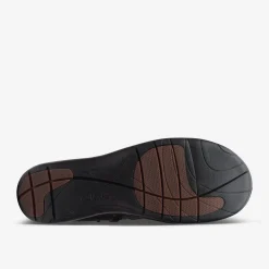 Clarks Un Loop Top Black Leather Best Sale