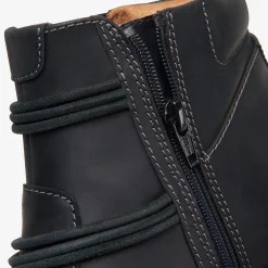 Clarks Un Loop Up Black Leather Shop