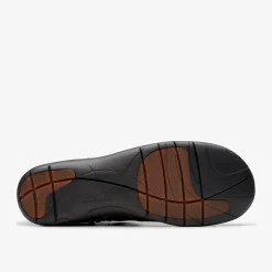Clarks Un Loop Up Dark Brown Leather Shop